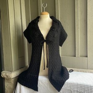 Pink Violet Roses Sweater